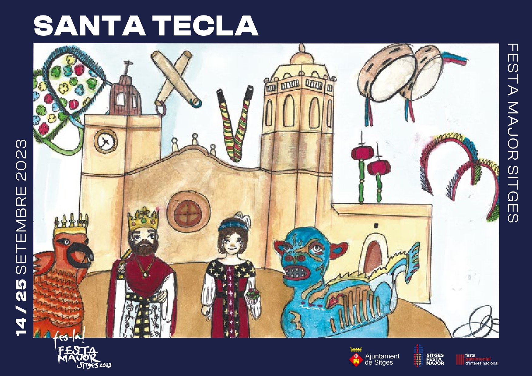 Santa Tecla engega motors aquest cap de setmana amb foc i balls infantils