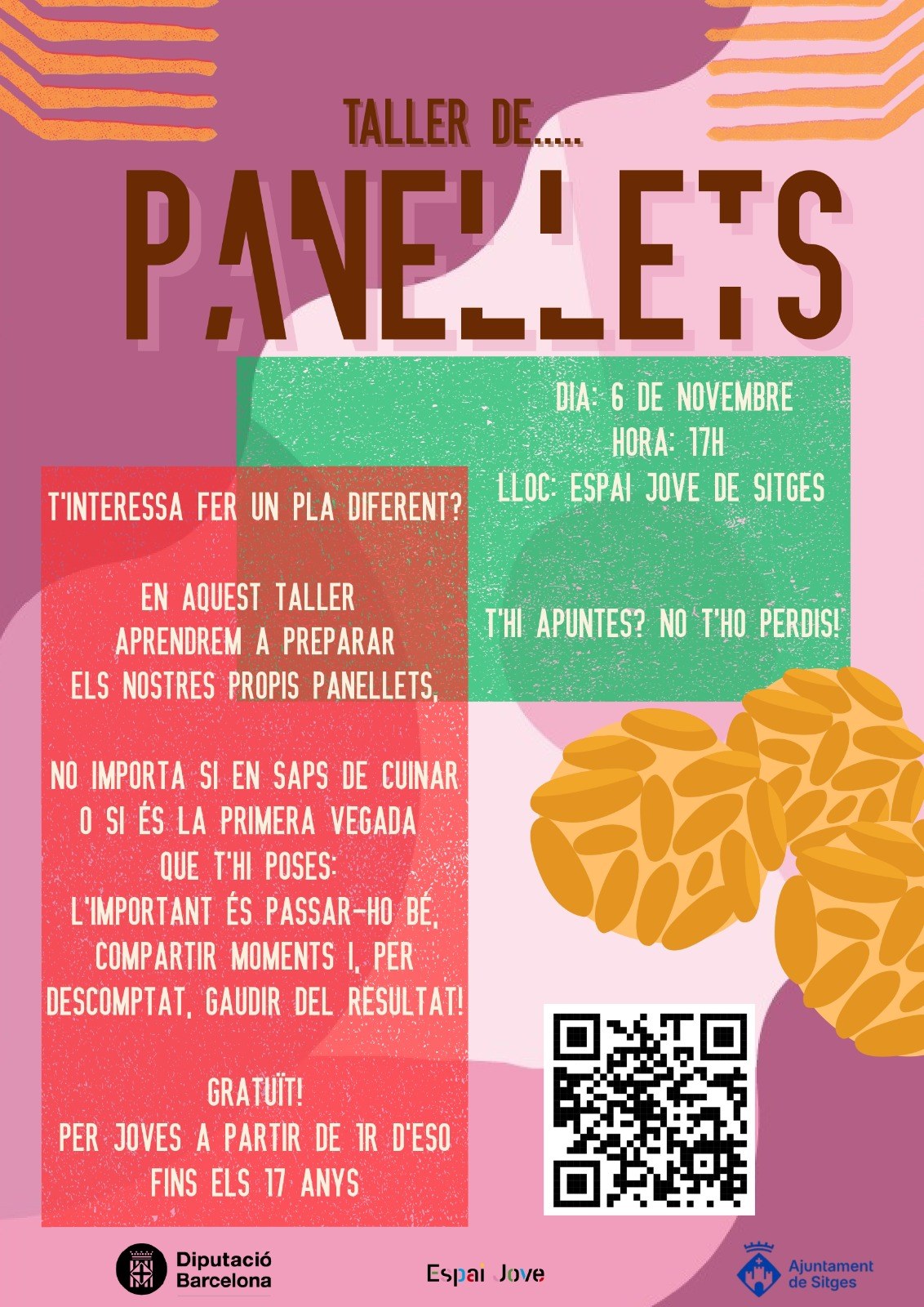 Taller culinari per elaborar panellets