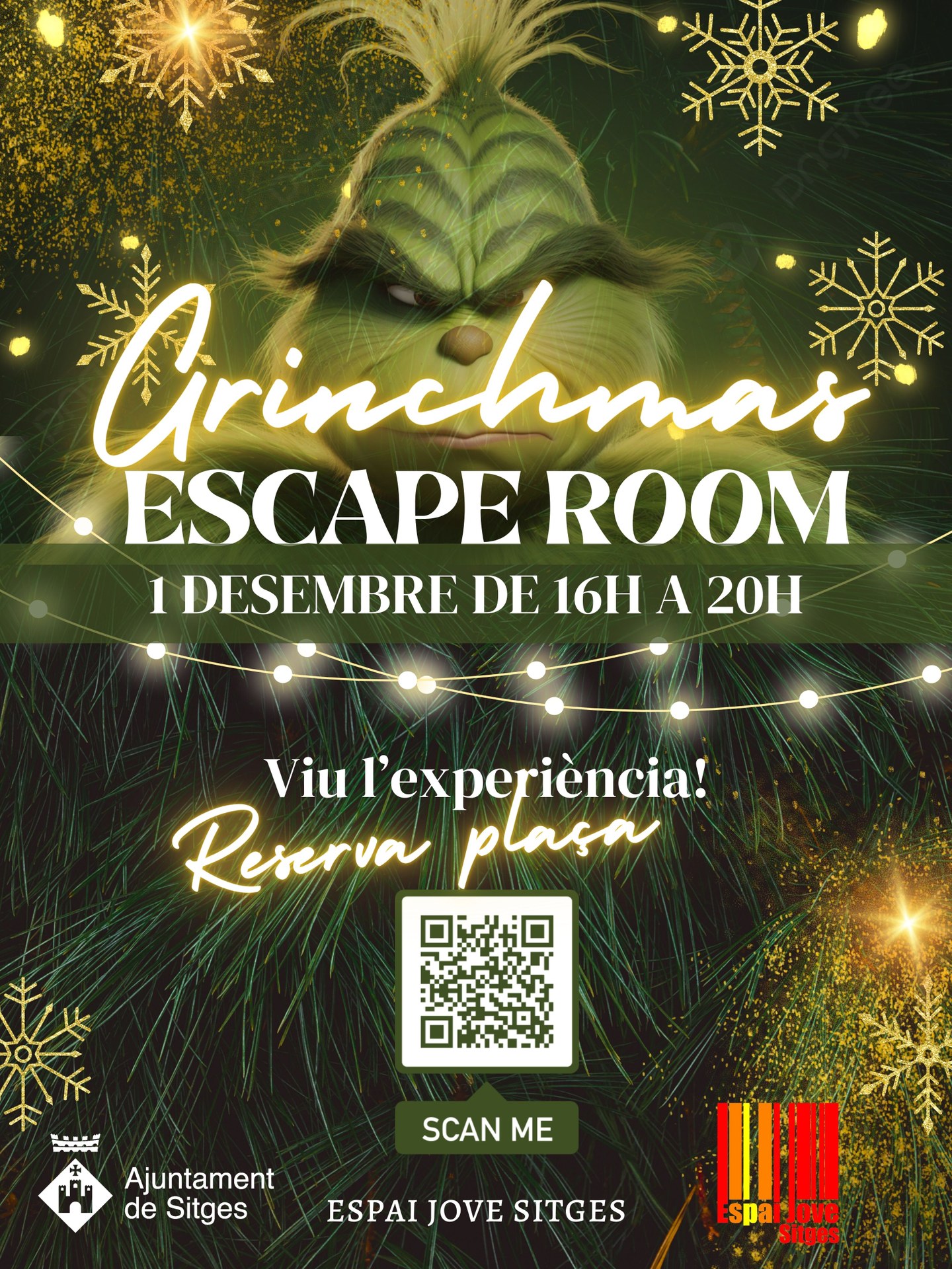 L’Espai Jove programa activitats per Nadal com l’escape room ‘Grinchmas’