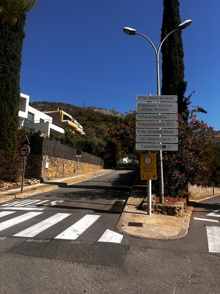 El Parc del Garraf està tancat avui per l’alt risc d’incendi forestal
