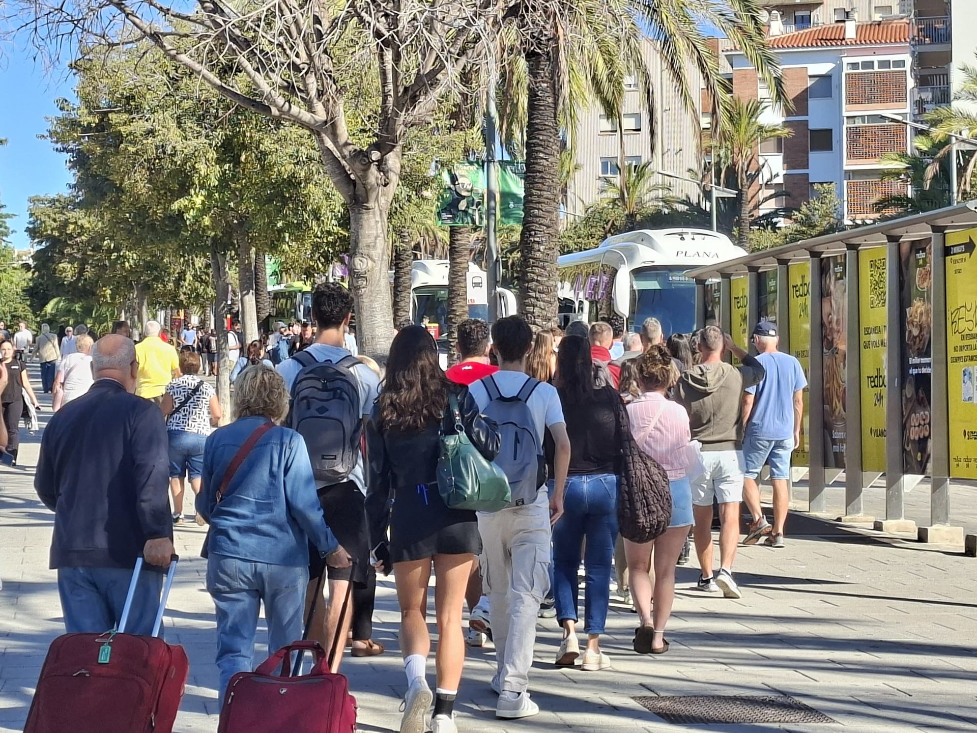 L’Alcaldessa de Sitges reclama solucions urgents davant el col·lapse del transport públic
