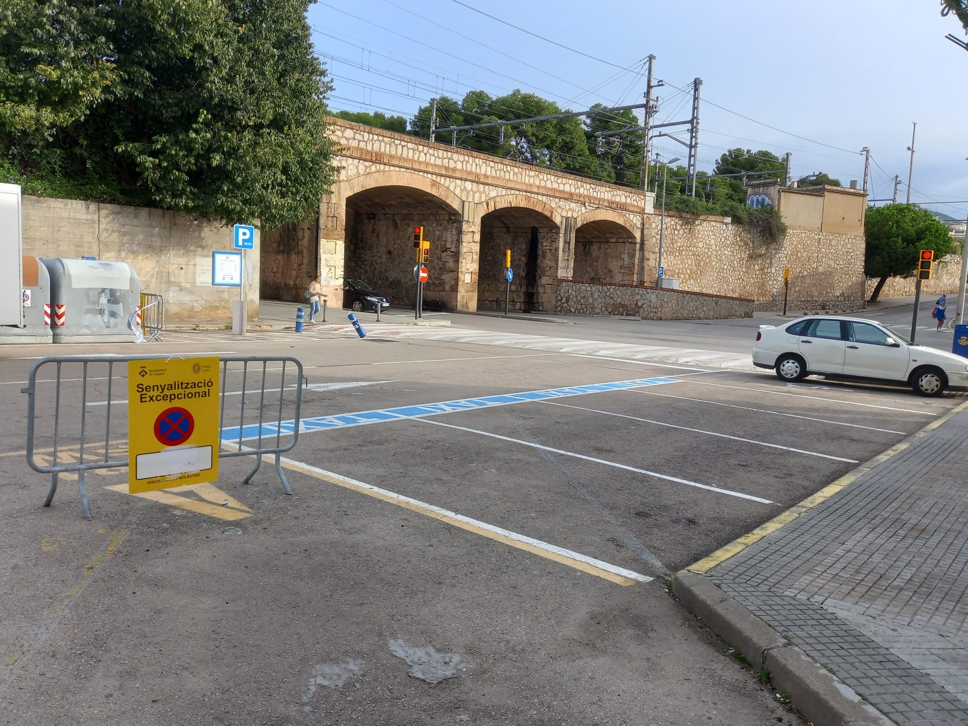 La mobilitat es reordena a Sínia Morera per donar prioritat als vianants