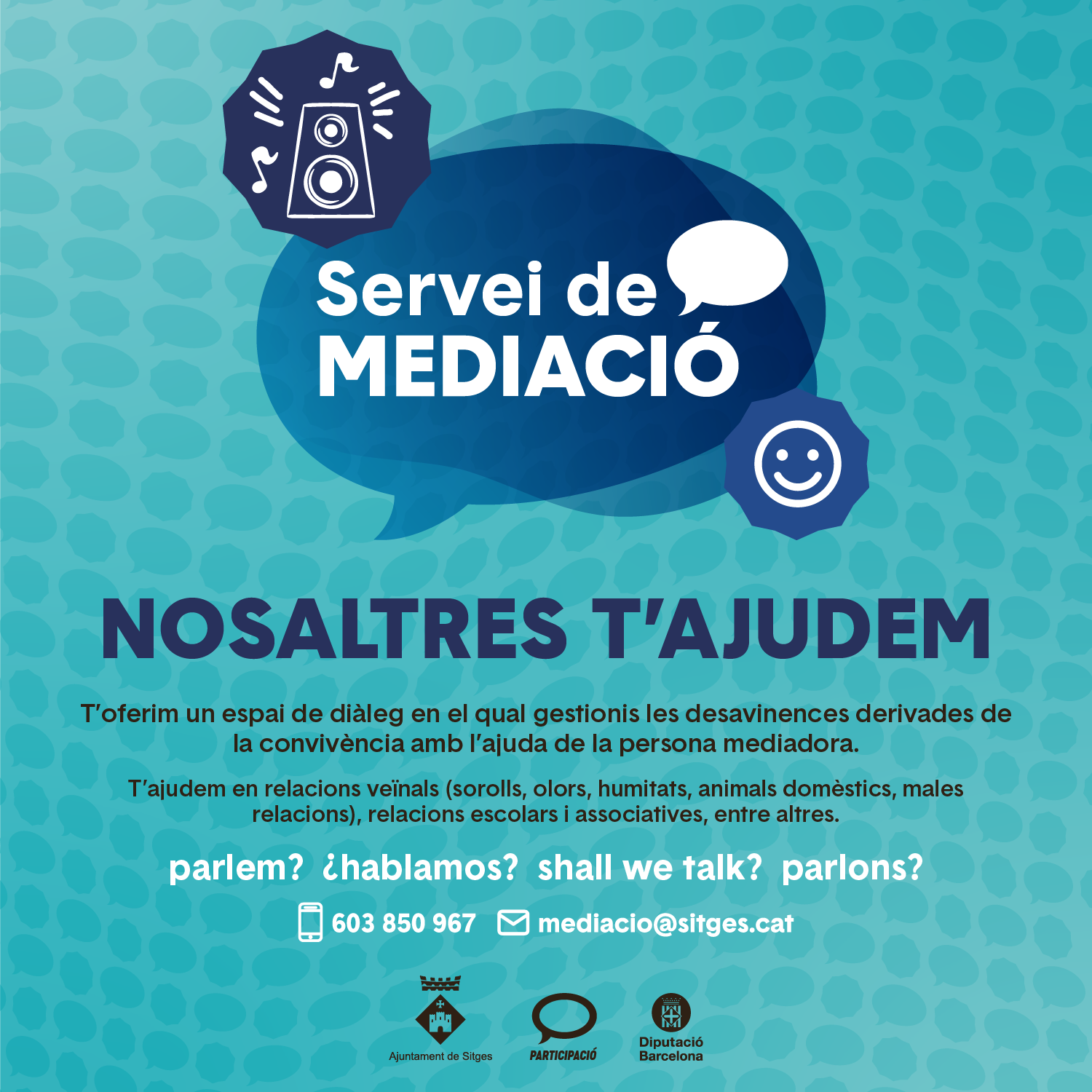 L’Ajuntament de Sitges posa a disposició de la ciutadania el Servei de mediació ciutadana