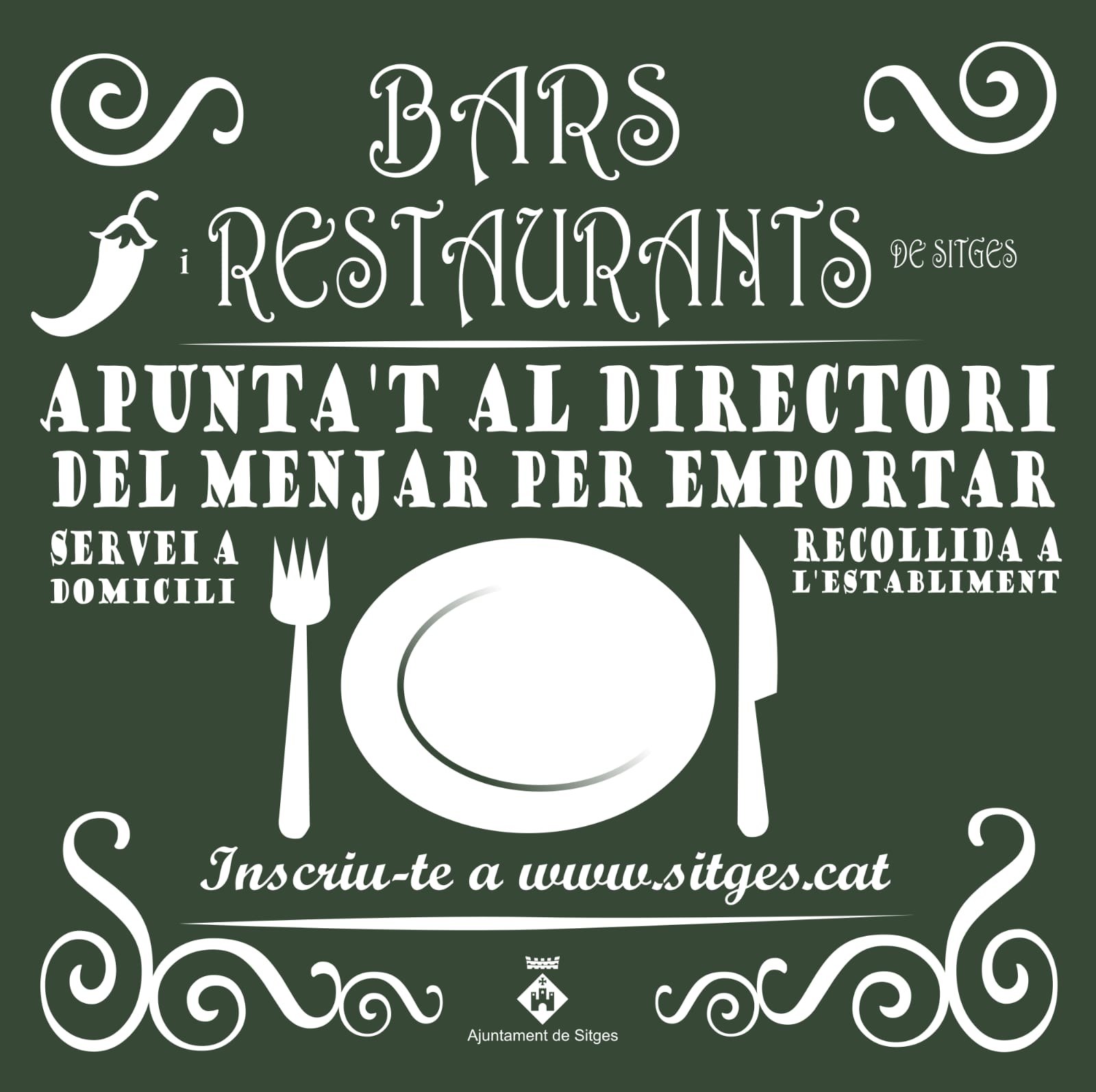 L’Ajuntament crea un directori online per als establiments de restauració de Sitges