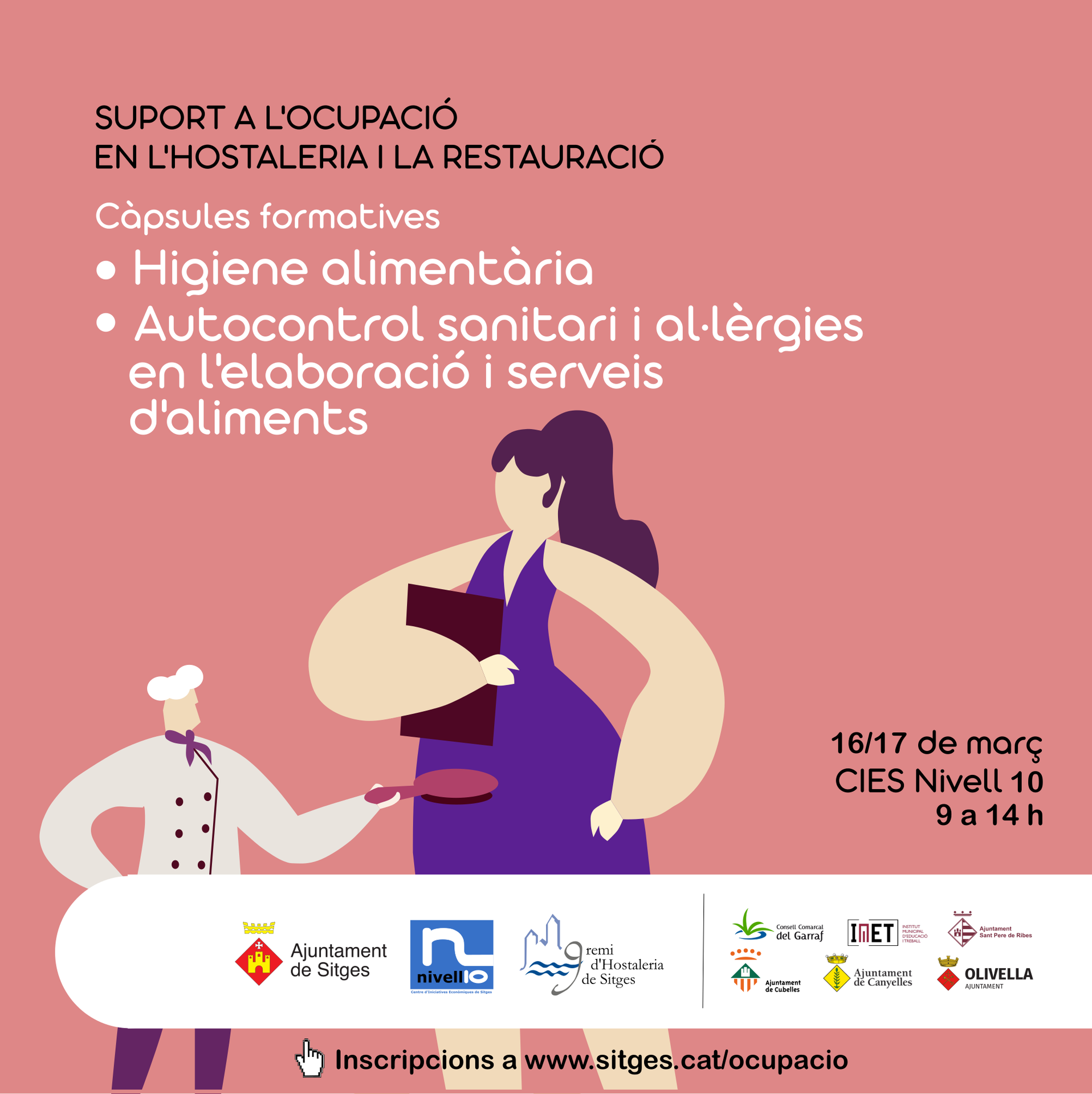 L’Ajuntament de Sitges impulsa càpsules formatives gratuïtes sobre hostaleria i restauració