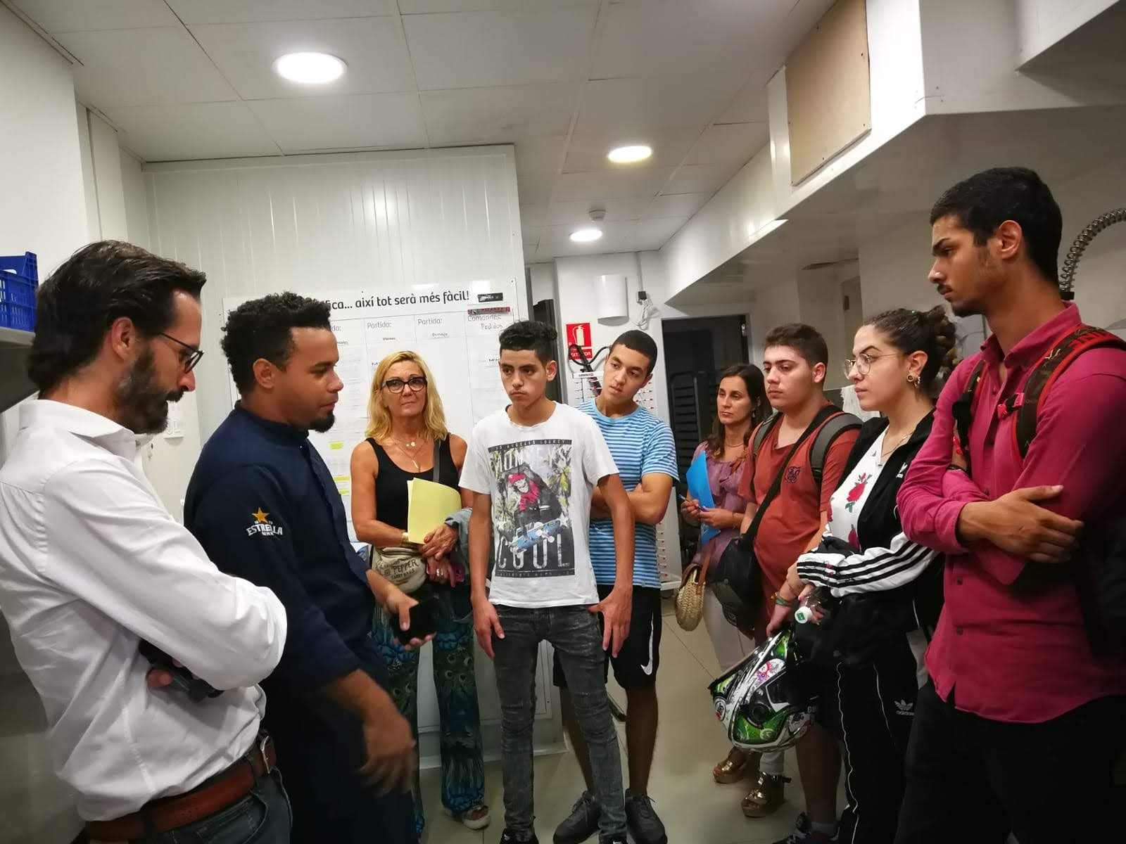 Participants del programa Garraf Singular de Sitges visiten les  instal·lacions de l´Hotel MIM de Sitges