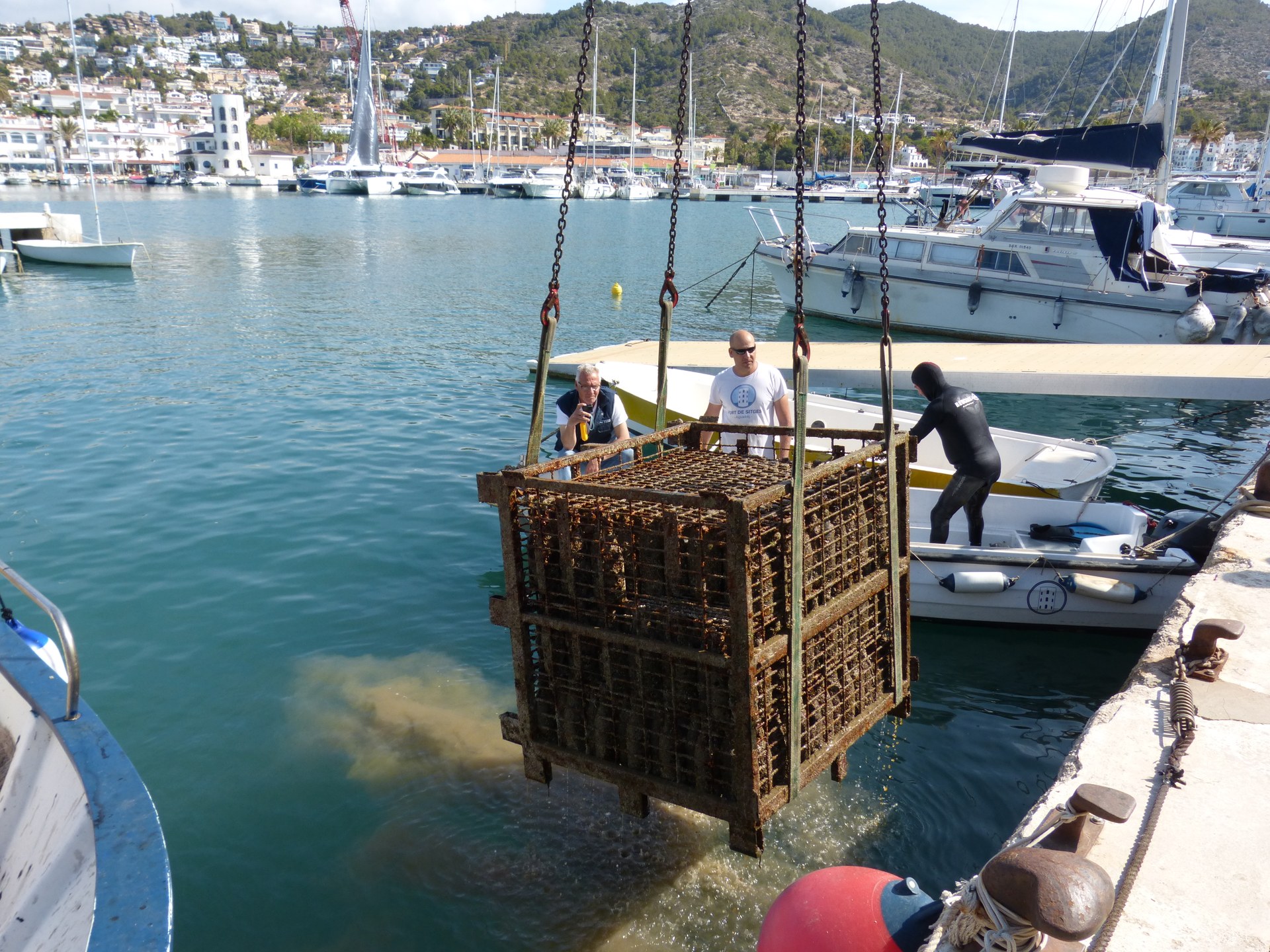S’extreuen les darreres 465 ampolles de Malvasia de Mar al Port d’Aiguadolç