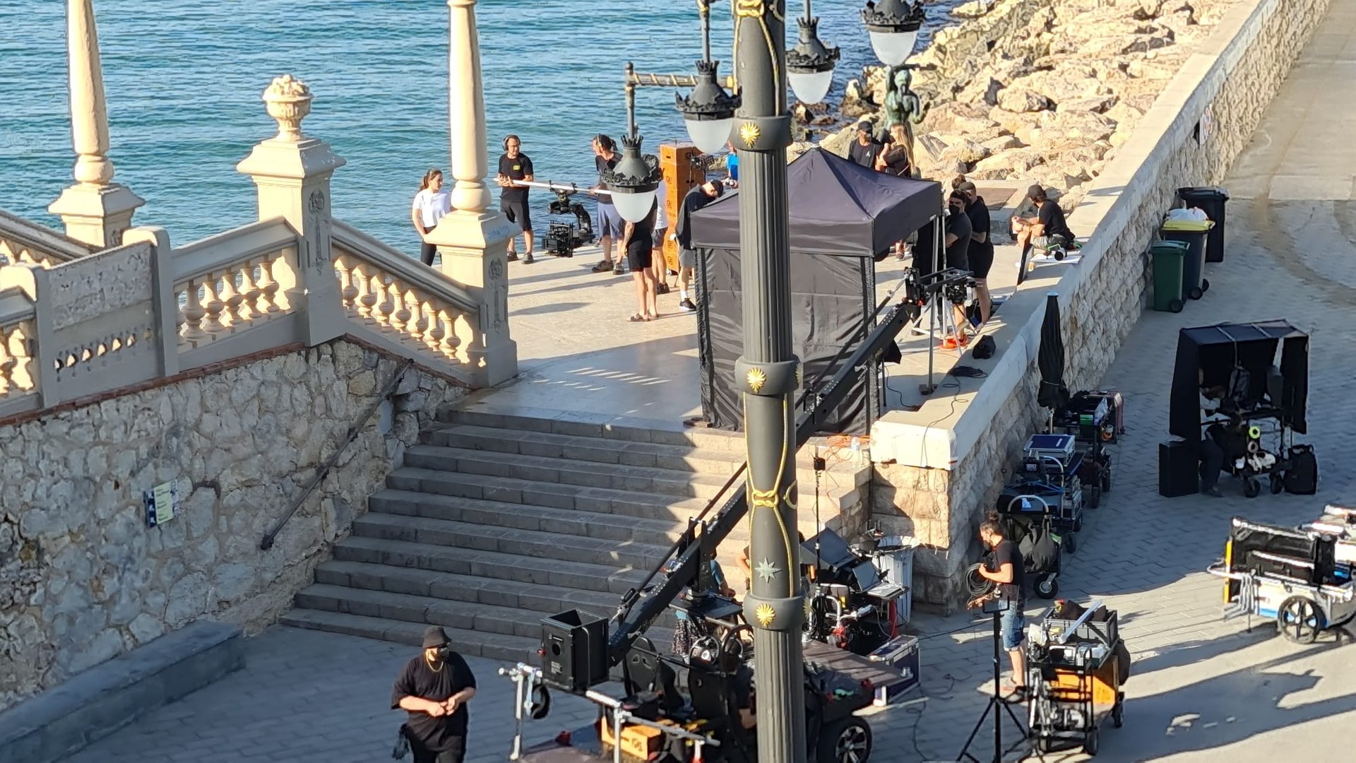 Sitges iguala des de principis d'any, el nombre de rodatges de tot el 2020