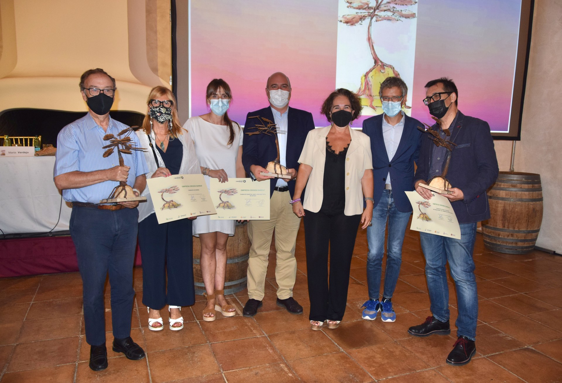 Tres empreses de Sitges distingides amb els Guardons Empresa Origen Garraf