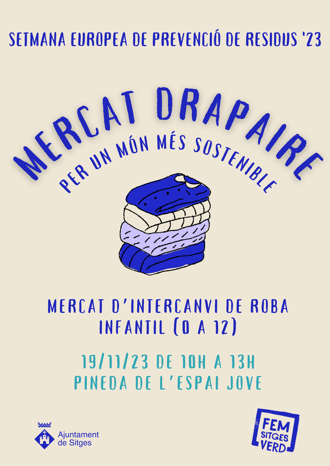 Sitges potencia l’intercanvi de roba infantil amb un mercat a l’Espai Jove