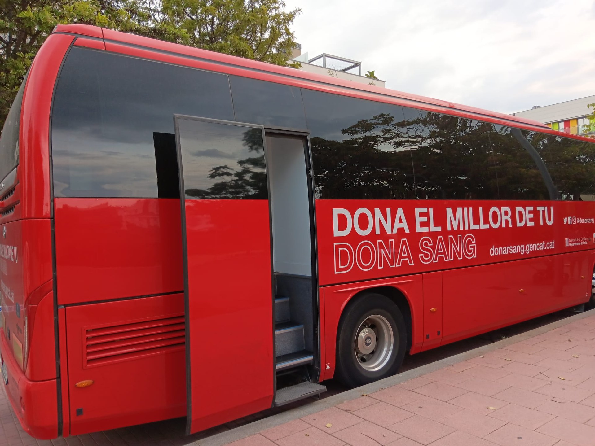 L’aparcament del parc de Can Robert acull demà dimecres una nova campanya de donació de sang