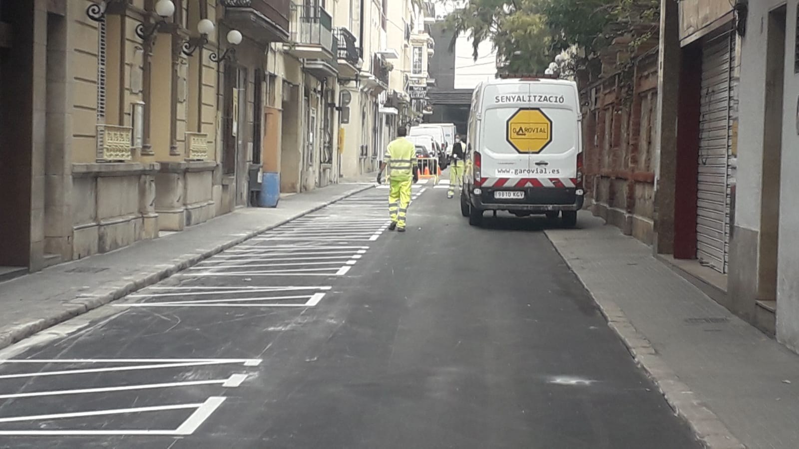 Només es mantenen obres per garantir la seguretat de les persones
